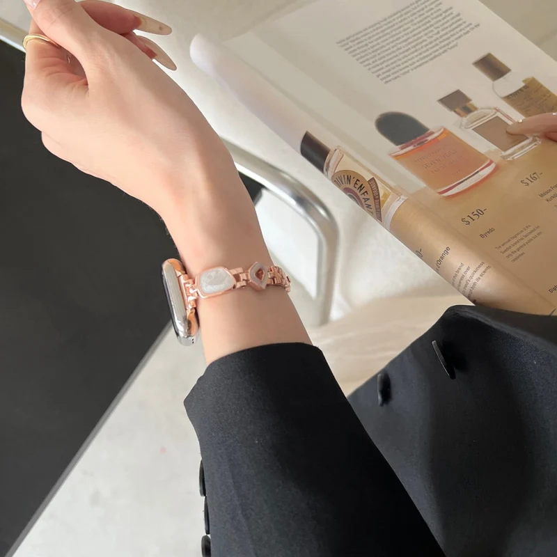 Auffallend Schön Apple Smartwatch Metall Universell Armband