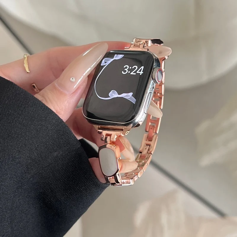 Auffallend Schön Apple Smartwatch Metall Universell Armband