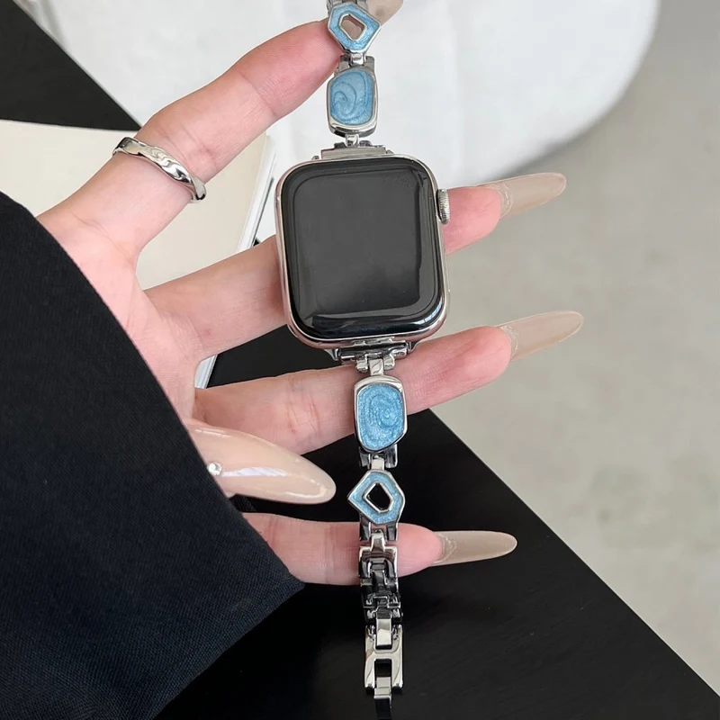 Auffallend Schön Apple Smartwatch Metall Universell Armband
