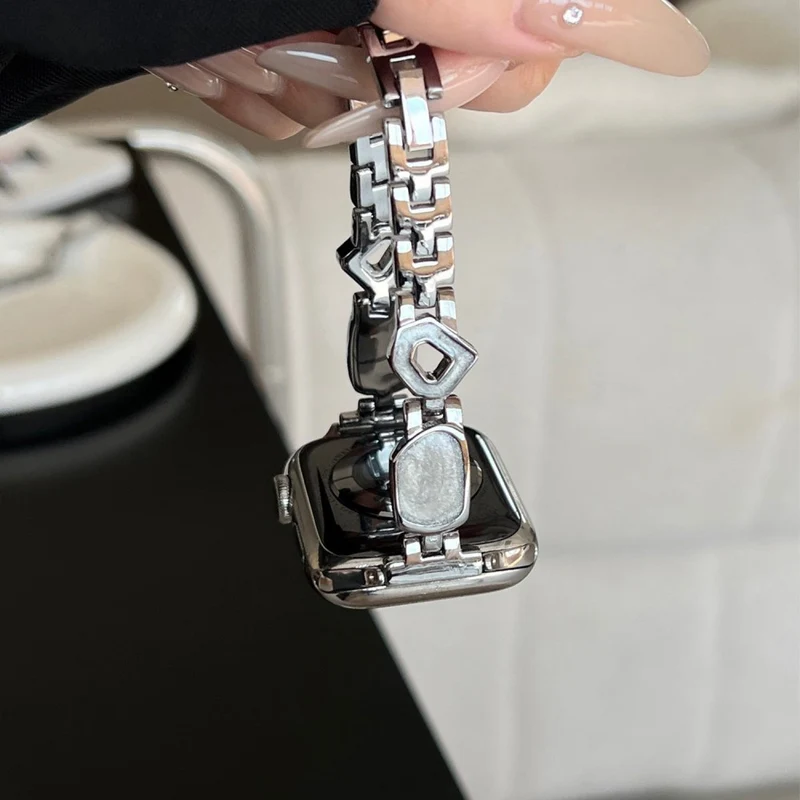 Auffallend Schön Apple Smartwatch Metall Universell Armband