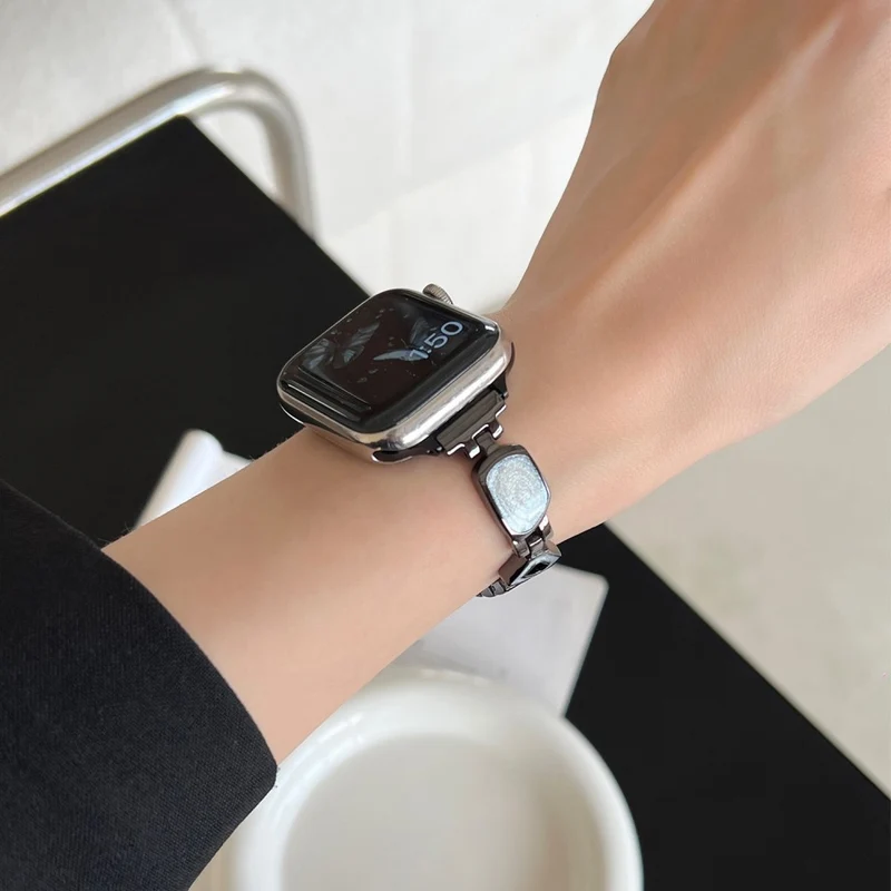Auffallend Schön Apple Smartwatch Metall Universell Armband
