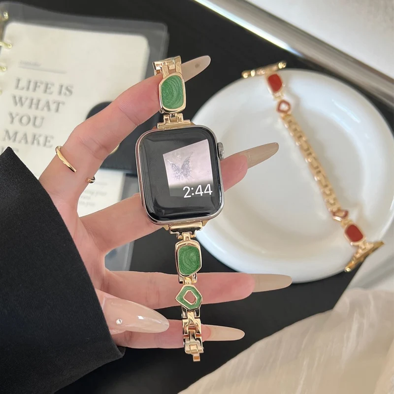 Auffallend Schön Apple Smartwatch Metall Universell Armband