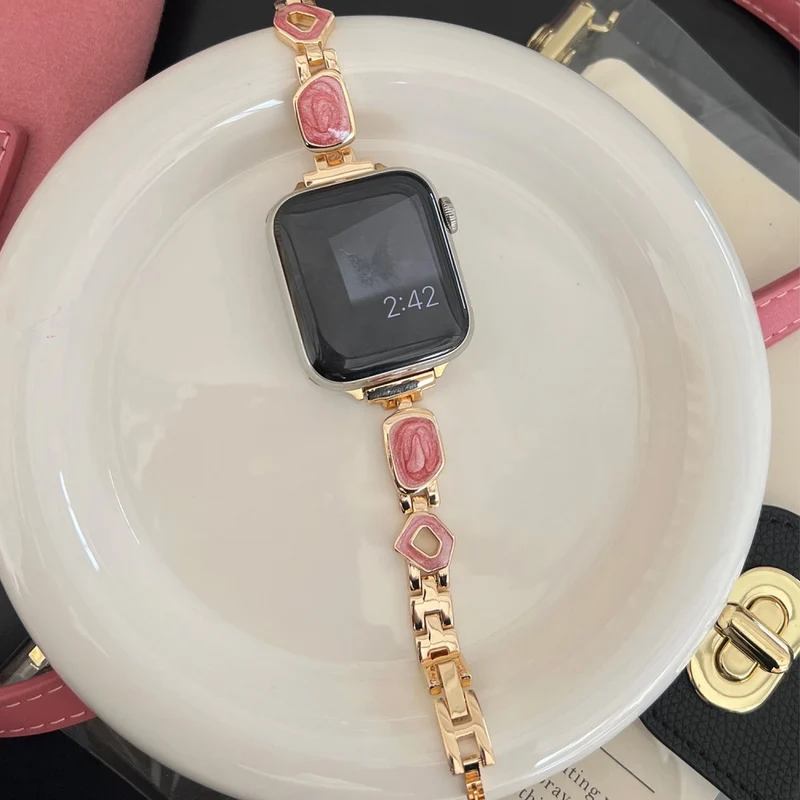Auffallend Schön Apple Smartwatch Metall Universell Armband