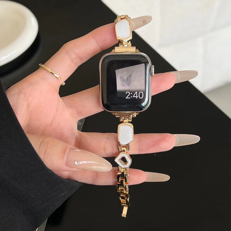 Auffallend Schön Apple Smartwatch Metall Universell Armband