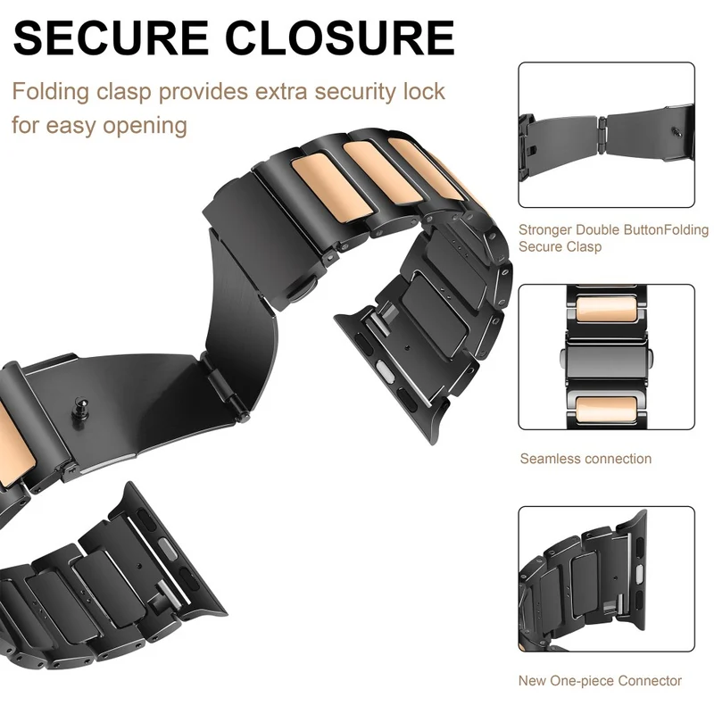 Unglaublich Sympathisch Apple Smartwatch Metall Universell Armband