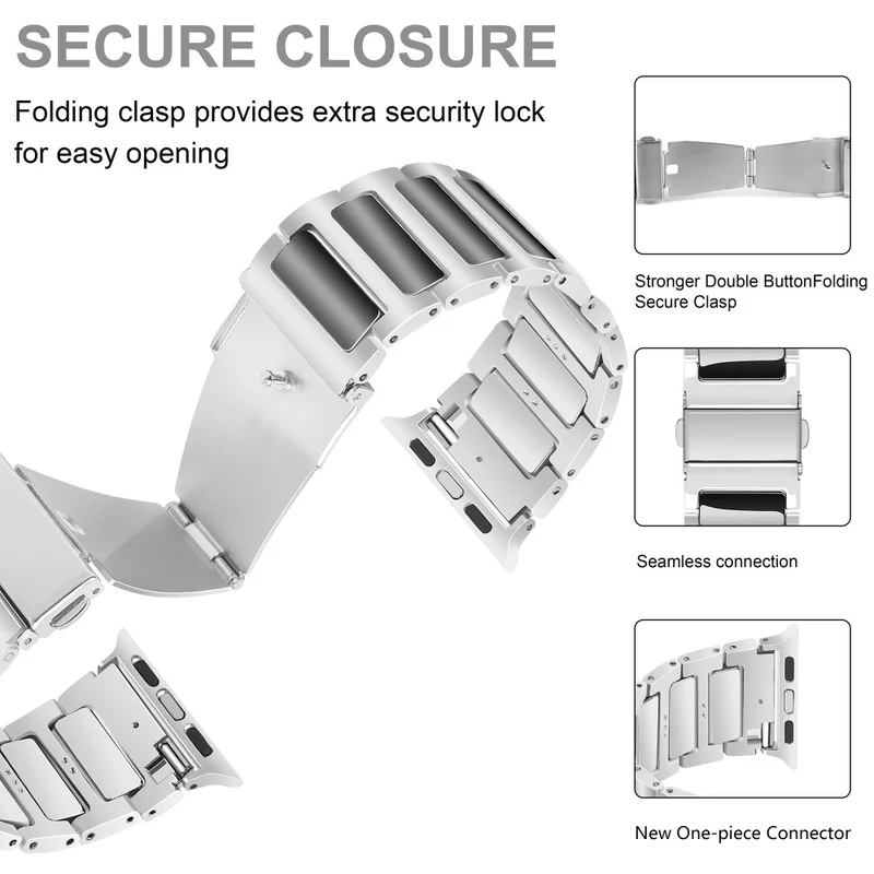 Unglaublich Sympathisch Apple Smartwatch Metall Universell Armband