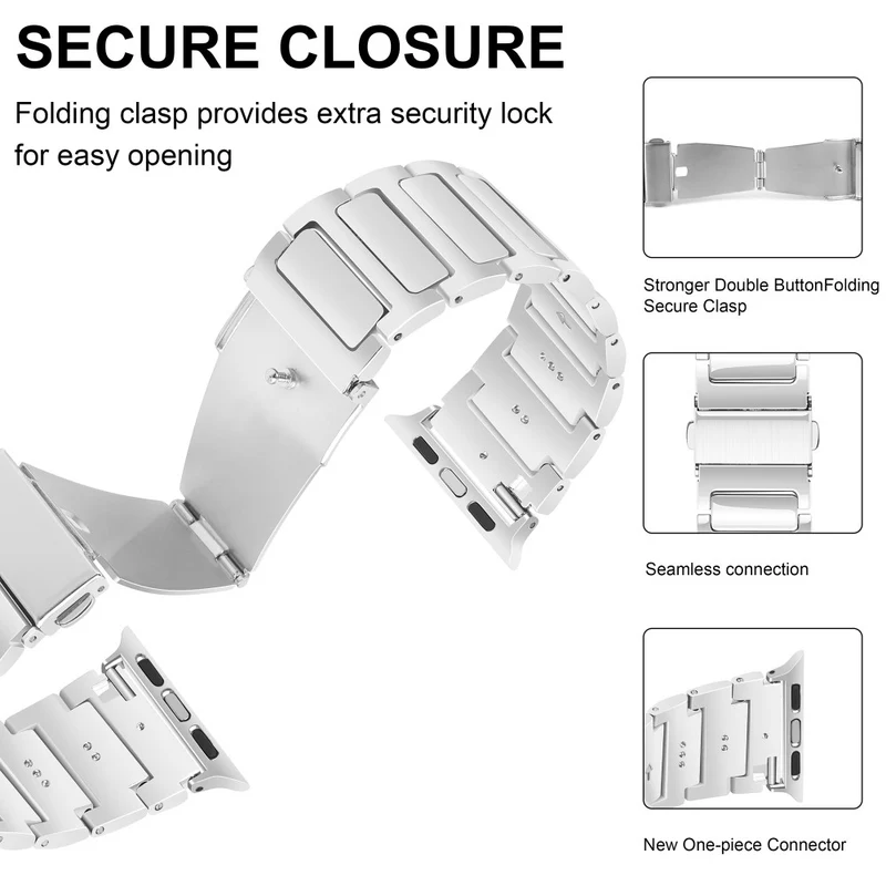 Absolut Stylisch Apple Smartwatch Metall Universell Armband