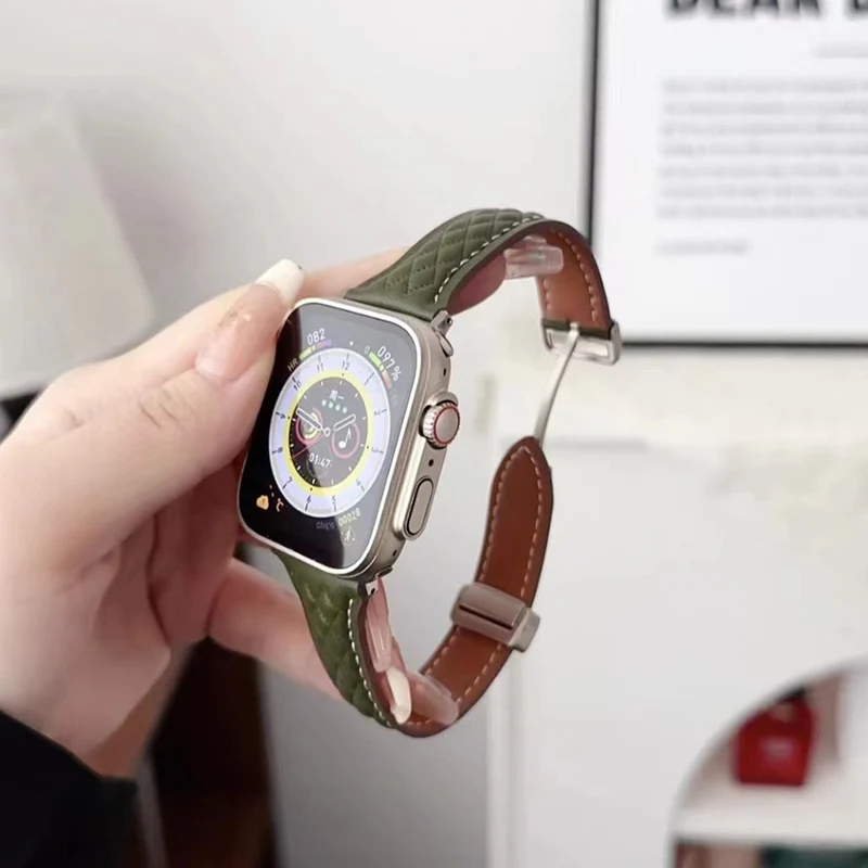 Großartig Apple Smartwatch Echtes Leder Universell Armband