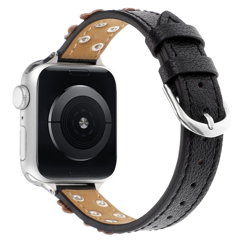 Elegant Apple Smartwatch Echtes Leder Universell Armband
