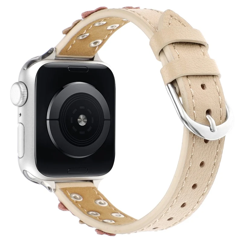 Auffallend Angenehm Apple Smartwatch Echtes Leder Universell Armband