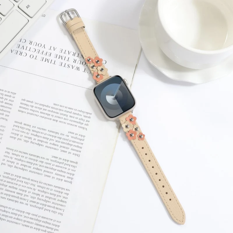 Auffallend Angenehm Apple Smartwatch Echtes Leder Universell Armband