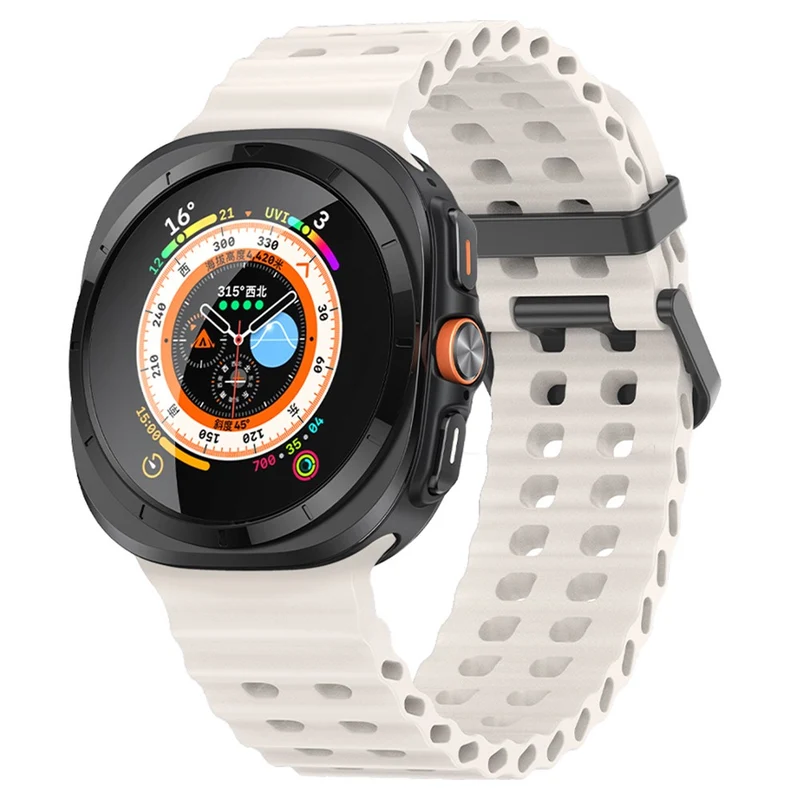 Sehr Angenehm Samsung Galaxy Watch Ultra 47mm Silikon Armband