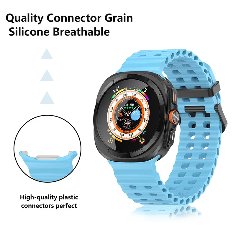 Sehr Angenehm Samsung Galaxy Watch Ultra 47mm Silikon Armband