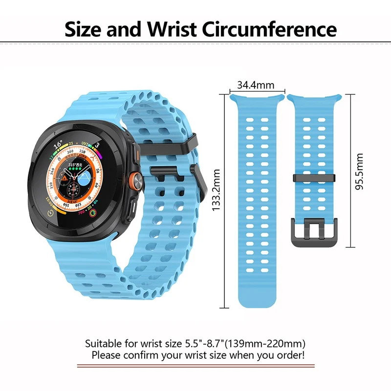 Sehr Angenehm Samsung Galaxy Watch Ultra 47mm Silikon Armband
