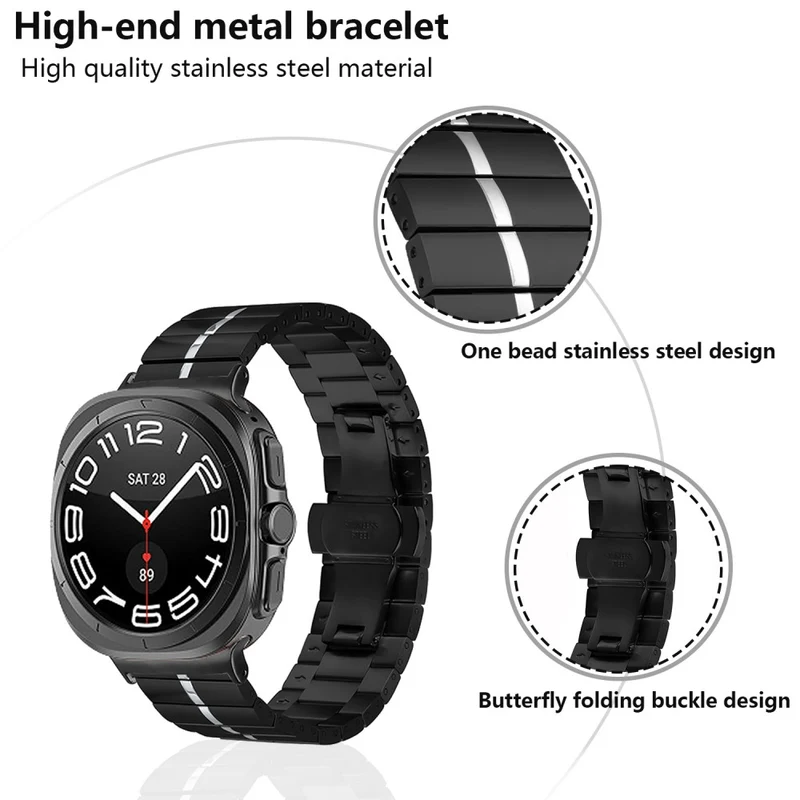 Fantastisch Samsung Galaxy Watch Ultra 47mm Metall Armband
