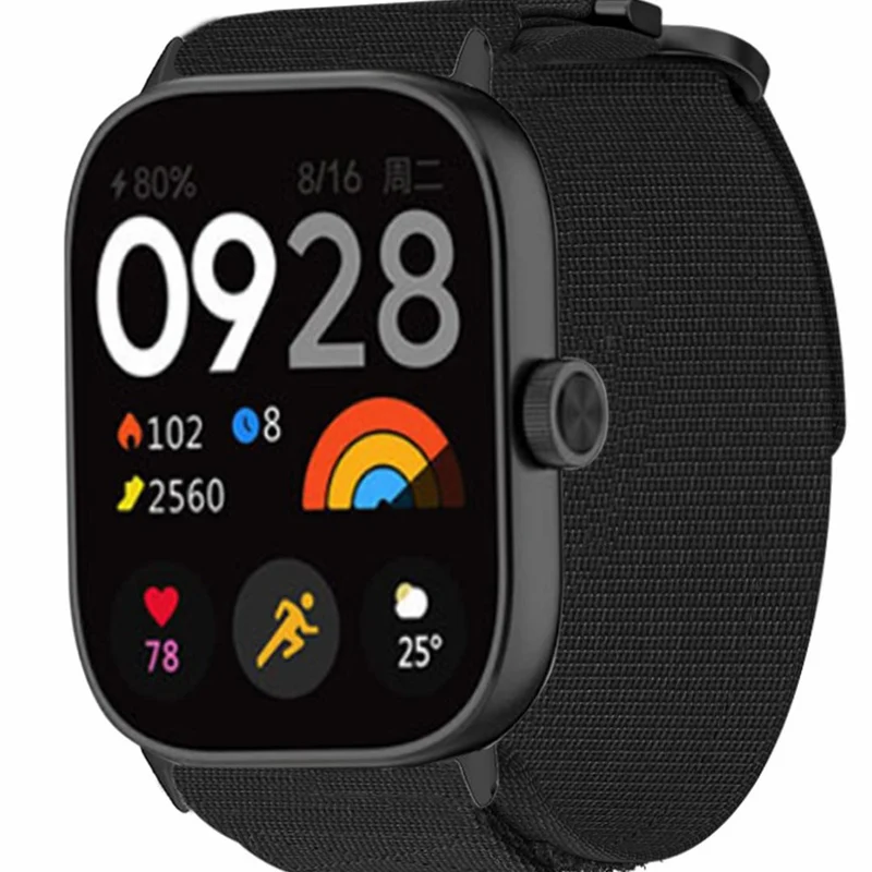 Super Stylisch Xiaomi Smart Band 8 Pro / Xiaomi Redmi Watch 4 Nylon Universell Armband