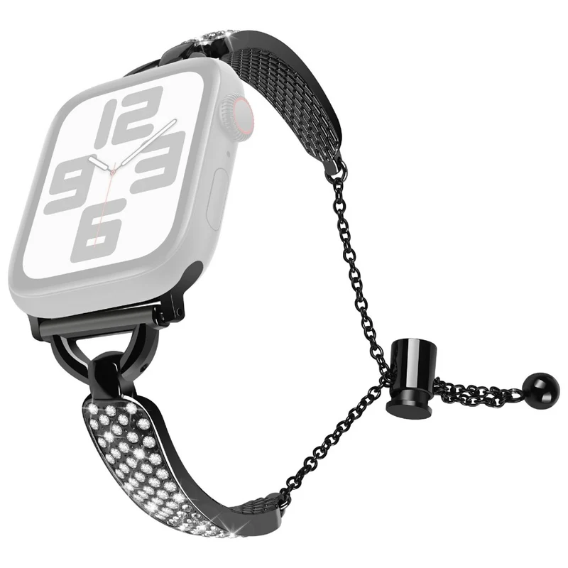 Unglaublich Robust Apple Smartwatch Metall Und Strass Universell Armband
