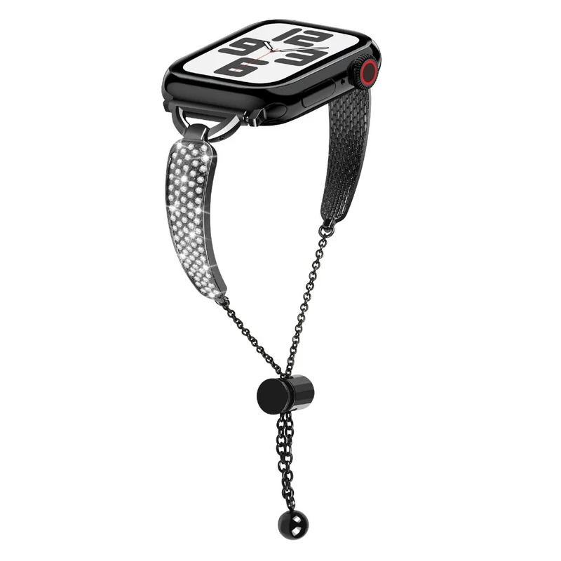 Unglaublich Robust Apple Smartwatch Metall Und Strass Universell Armband