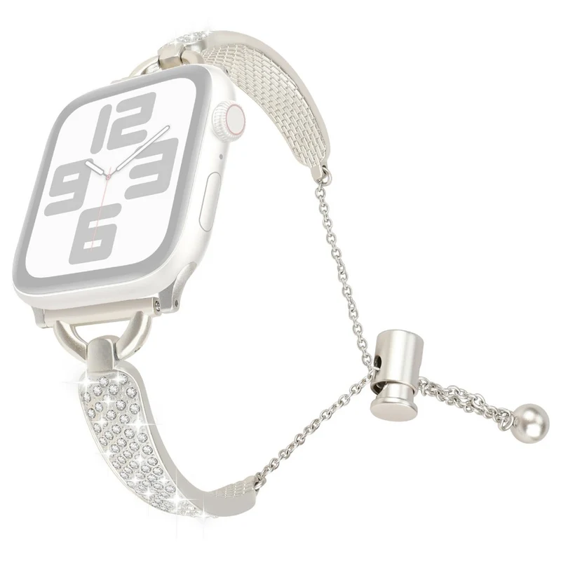 Unglaublich Robust Apple Smartwatch Metall Und Strass Universell Armband