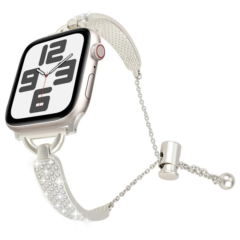 Unglaublich Robust Apple Smartwatch Metall Und Strass Universell Armband