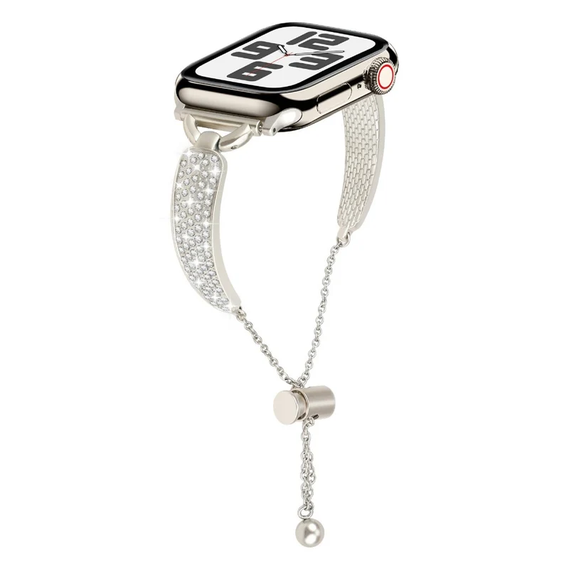 Unglaublich Robust Apple Smartwatch Metall Und Strass Universell Armband