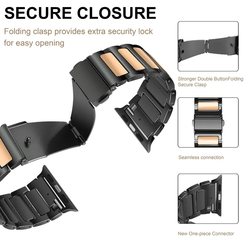 Unglaublich Bequem Apple Smartwatch Metall Universell Armband