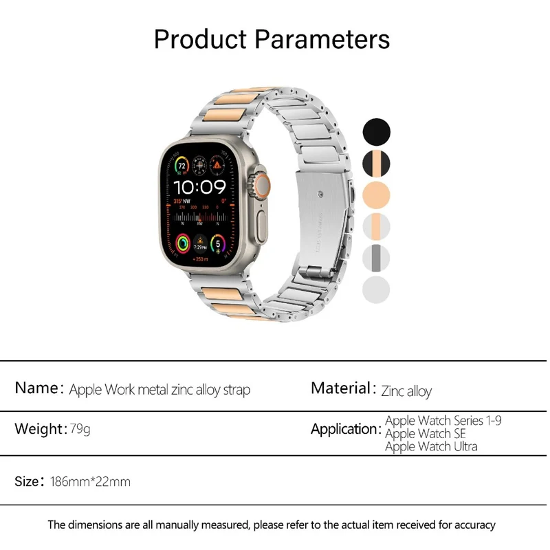 Unglaublich Bequem Apple Smartwatch Metall Universell Armband