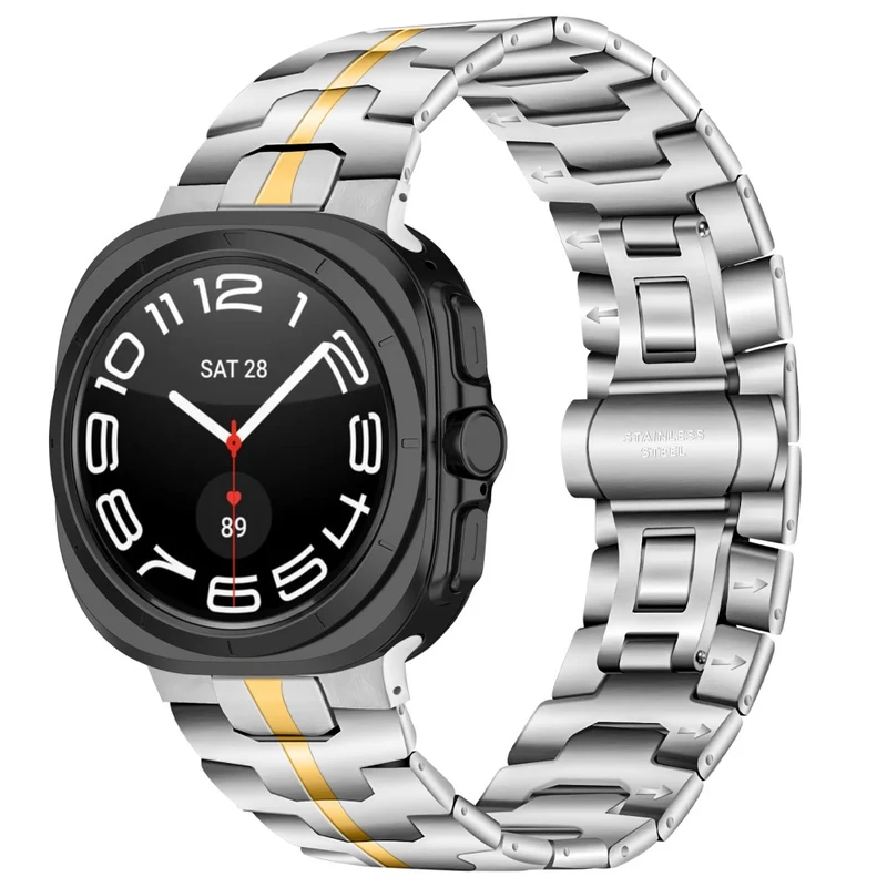 Stilvoll Samsung Galaxy Watch Ultra 47mm Metall Armband