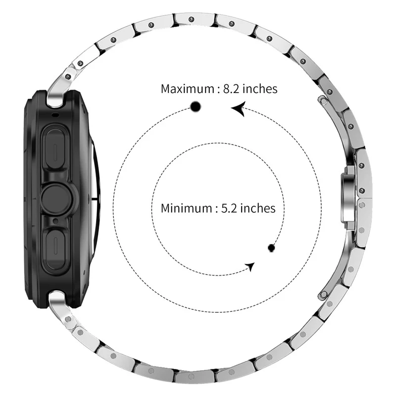 Stilvoll Samsung Galaxy Watch Ultra 47mm Metall Armband