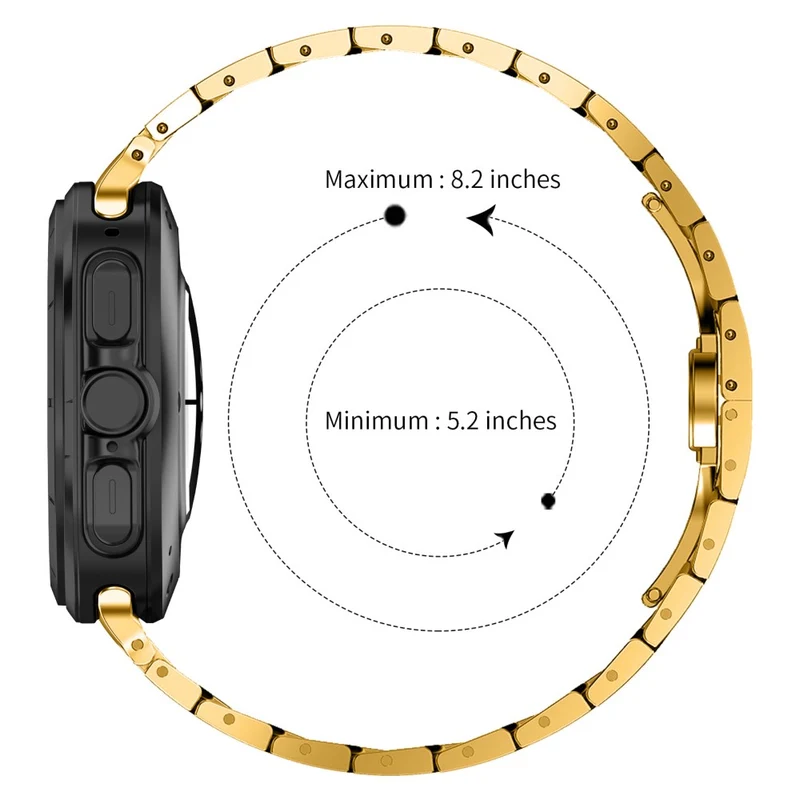Stilvoll Samsung Galaxy Watch Ultra 47mm Metall Armband