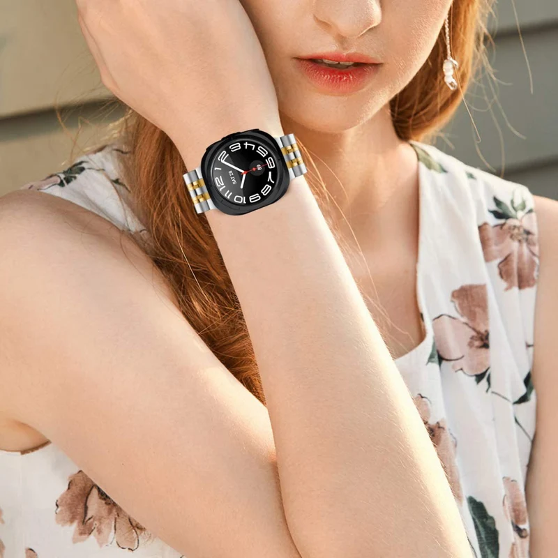 Mega Haltbar Samsung Galaxy Watch Ultra 47mm Metall Armband