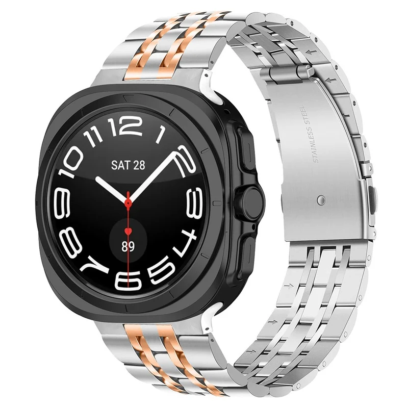 Mega Haltbar Samsung Galaxy Watch Ultra 47mm Metall Armband