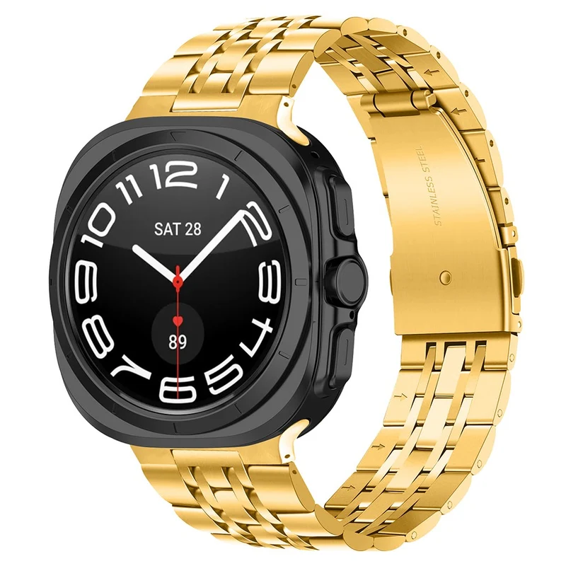 Mega Haltbar Samsung Galaxy Watch Ultra 47mm Metall Armband