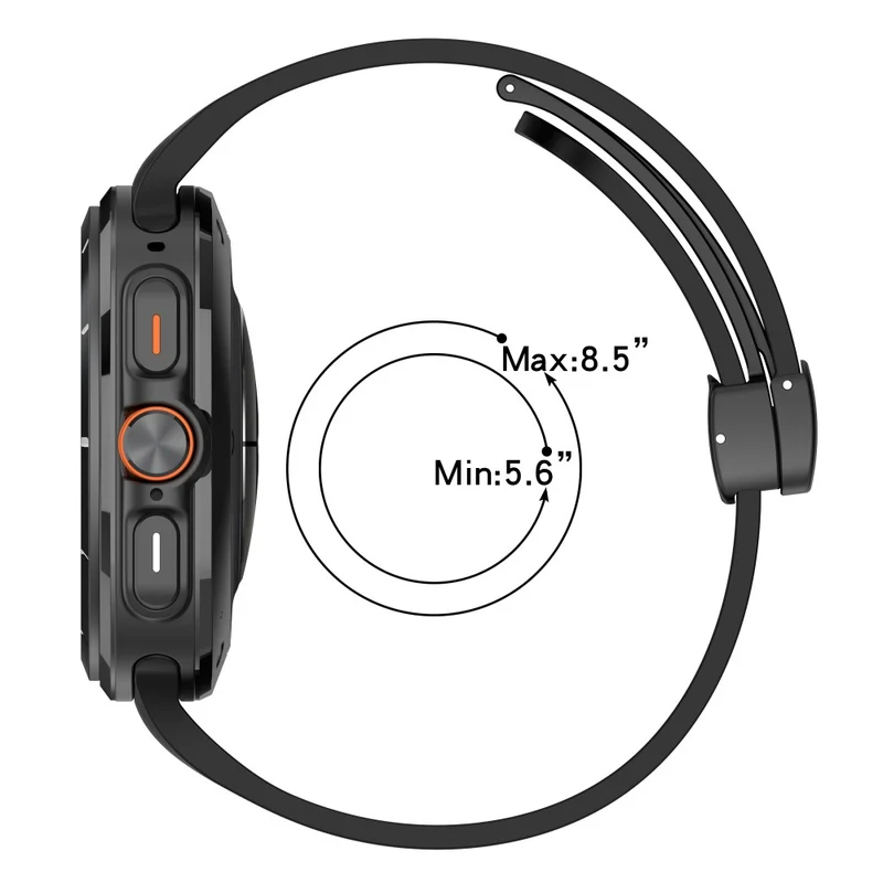 Weich Samsung Galaxy Watch Ultra 47mm Silikon Armband