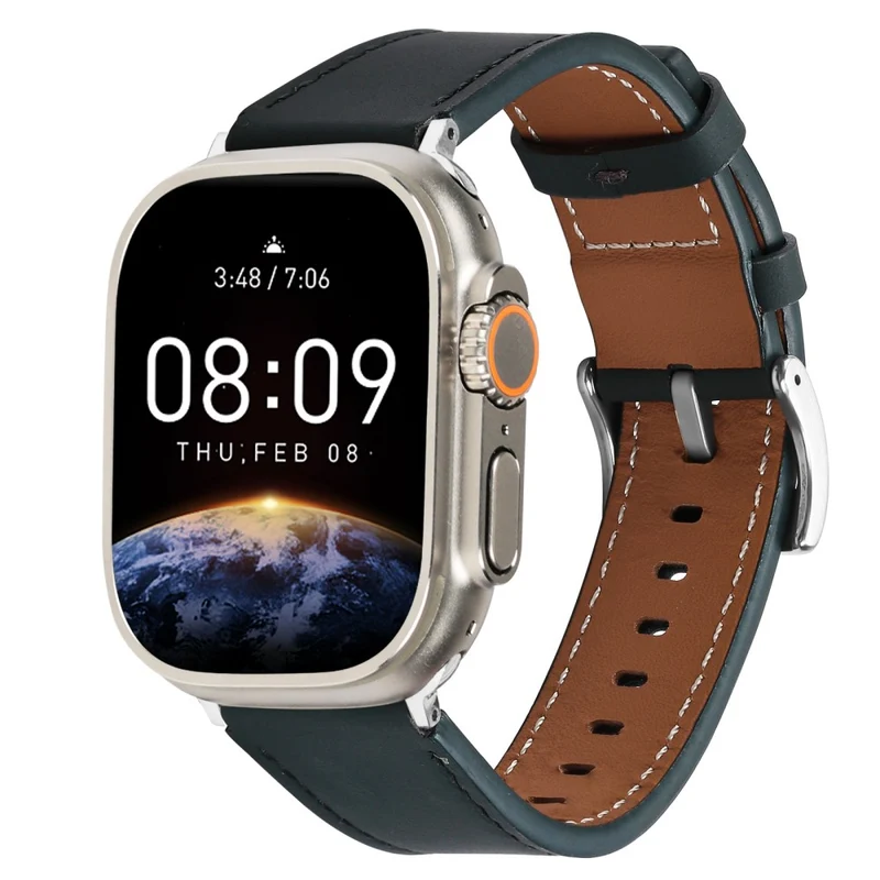 Bemerkenswert Langlebig Apple Smartwatch Echtes Leder Universell Armband