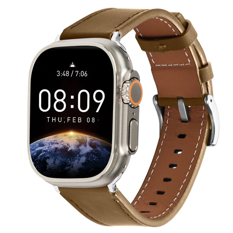 Bemerkenswert Langlebig Apple Smartwatch Echtes Leder Universell Armband