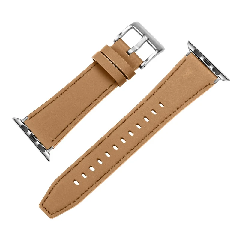 Bemerkenswert Langlebig Apple Smartwatch Echtes Leder Universell Armband