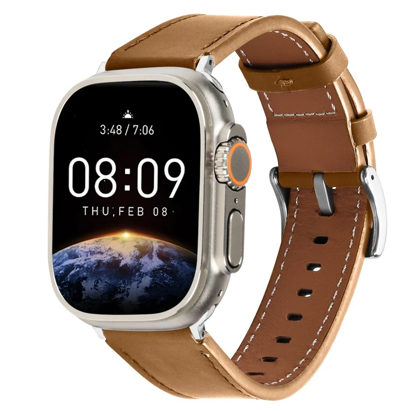 Bemerkenswert Langlebig Apple Smartwatch Echtes Leder Universell Armband