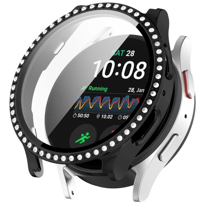 Samsung Galaxy Watch 7 40mm Metall und Strass Displayschutz