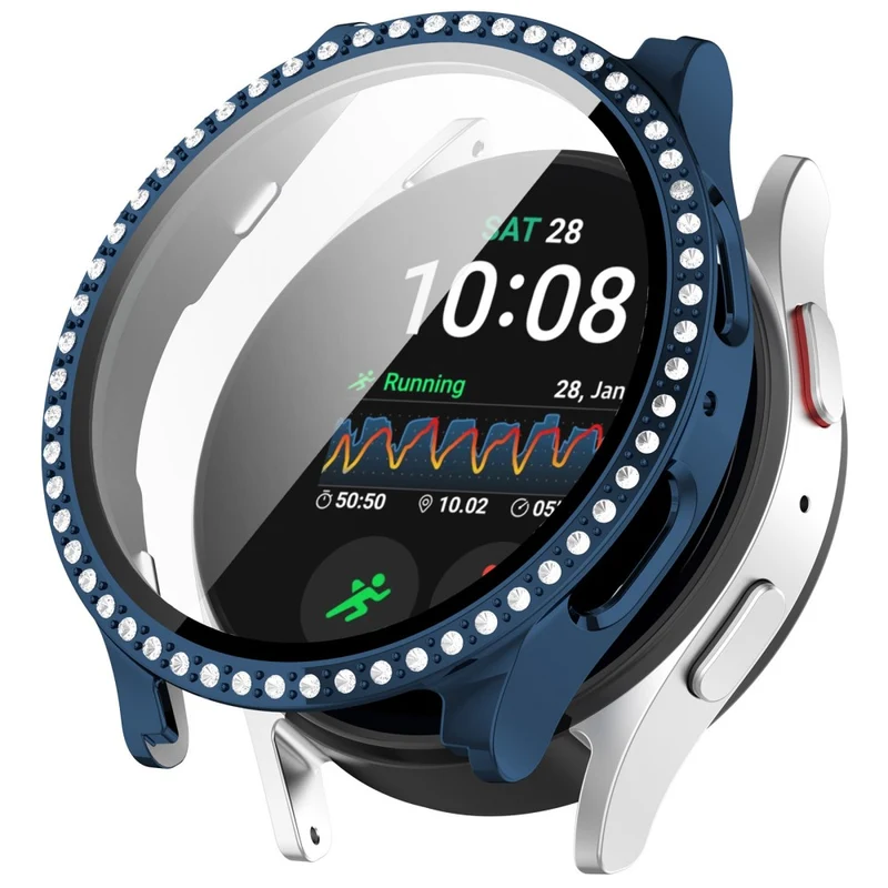 Samsung Galaxy Watch 7 40mm Metall und Strass Displayschutz