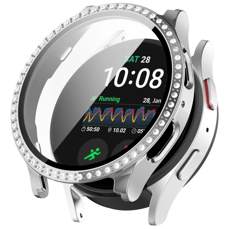 Samsung Galaxy Watch 7 44mm Metall und Strass Displayschutz