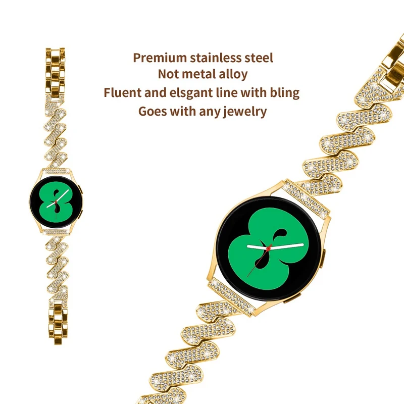 Bemerkenswert Ordentlich Samsung Galaxy Watch FE Metall Und Strass Armband