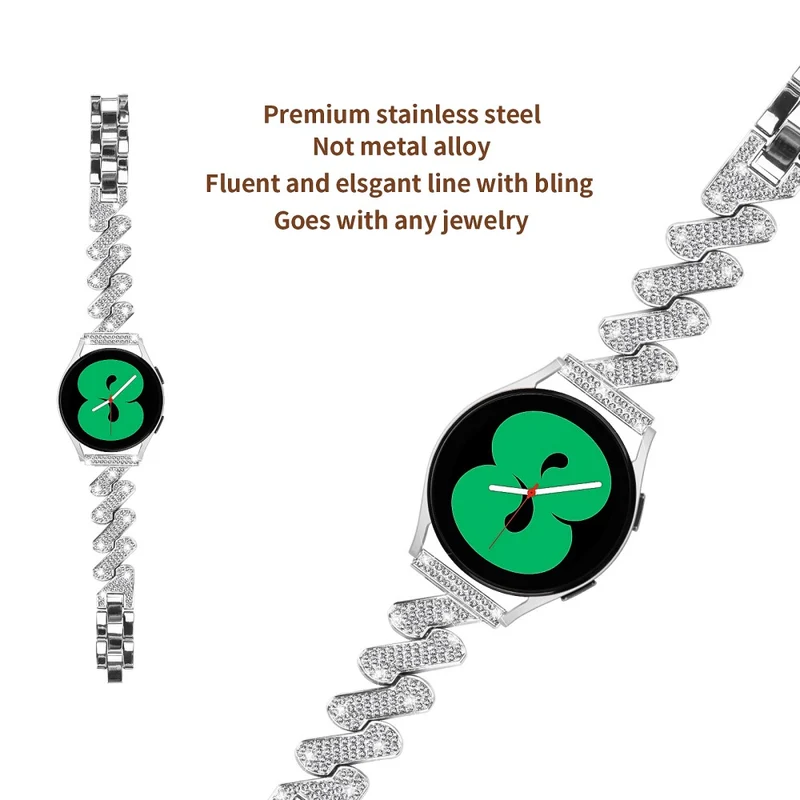 Bemerkenswert Ordentlich Samsung Galaxy Watch FE Metall Und Strass Armband