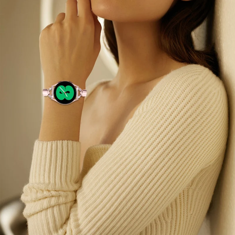 Mega Zuverlässig Samsung Galaxy Watch FE Metall Und Strass Armband