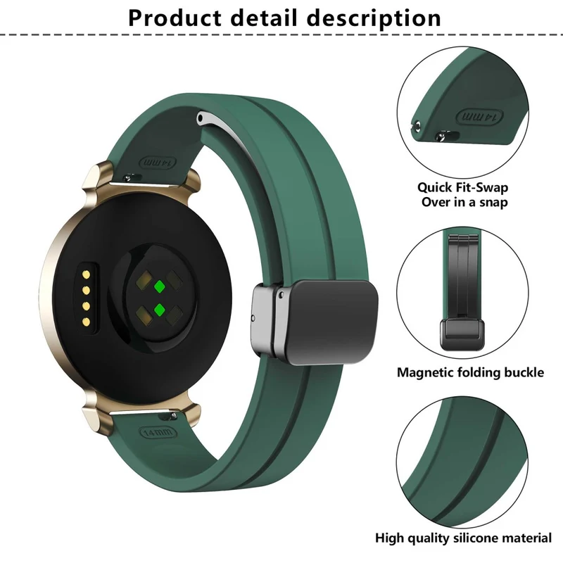 Unglaublich Bequem Garmin Lily 2 Silikon Armband