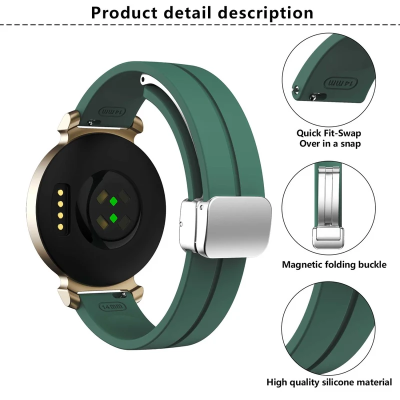Unglaublich Bequem Garmin Lily 2 Silikon Armband