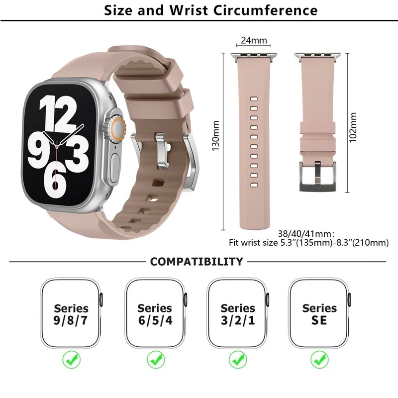 Megasüß Apple Smartwatch Silikon Universell Armband