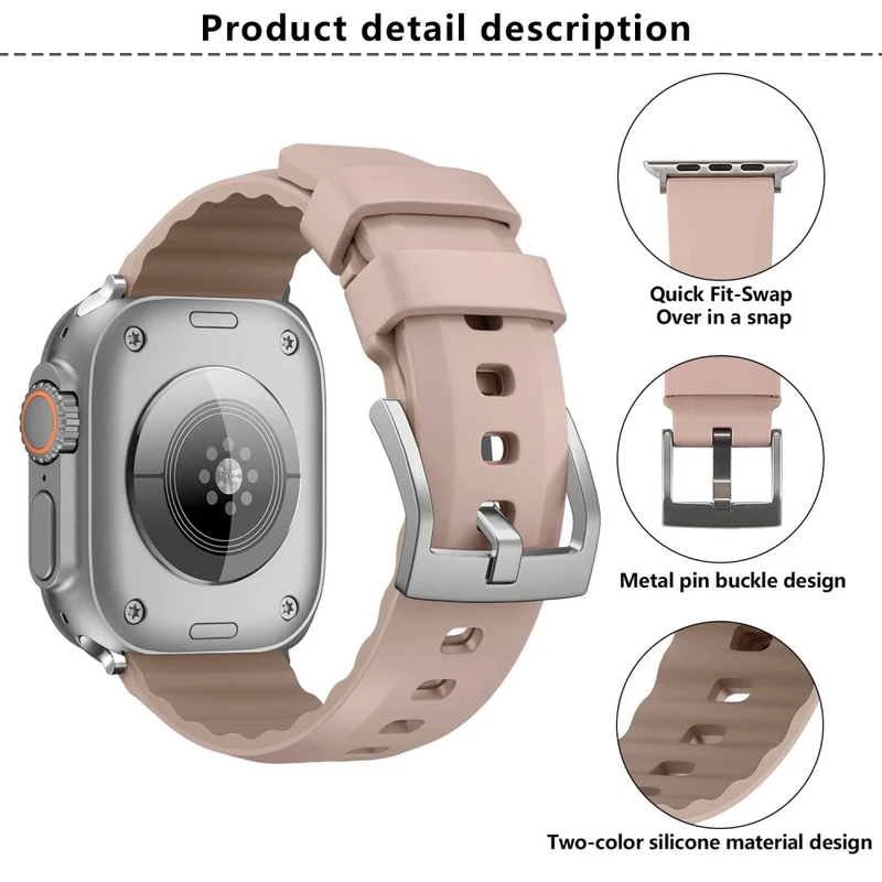 Unglaublich Bequem Apple Smartwatch Silikon Universell Armband