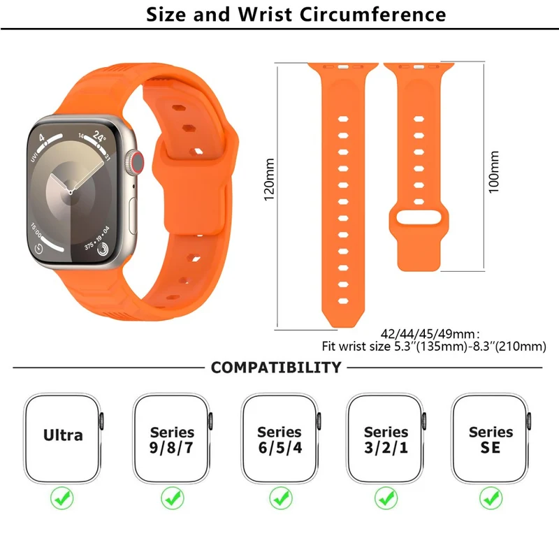 Weich Apple Smartwatch Silikon Universell Armband