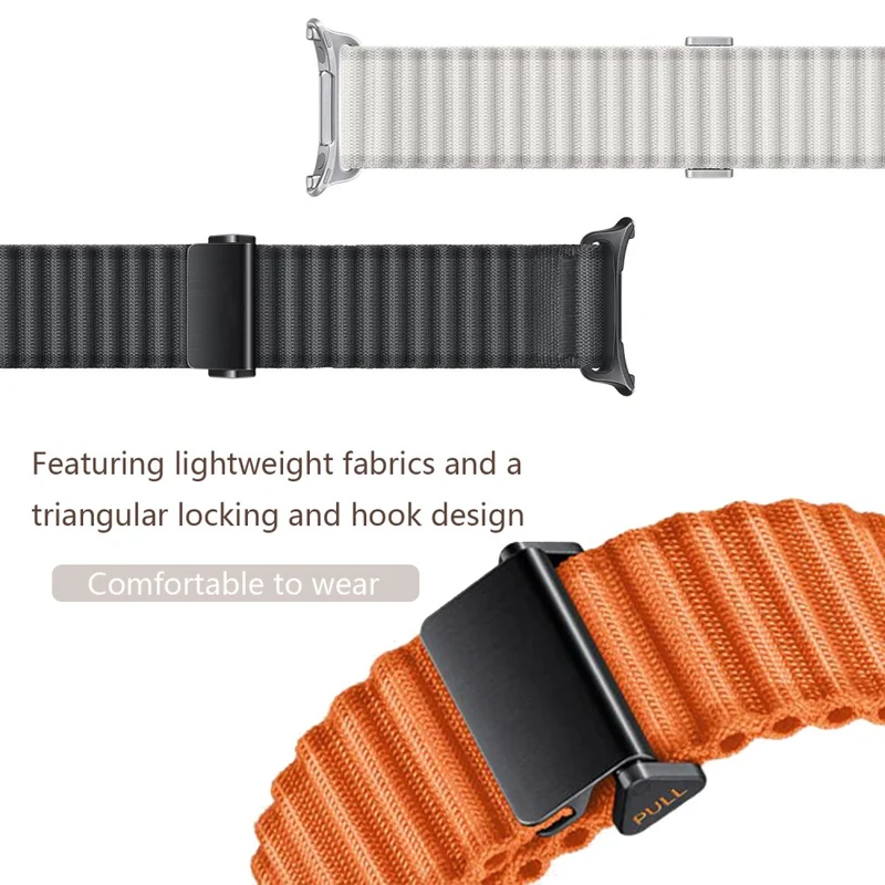Bemerkenswert Langlebig Samsung Galaxy Watch Ultra 47mm Nylon Armband